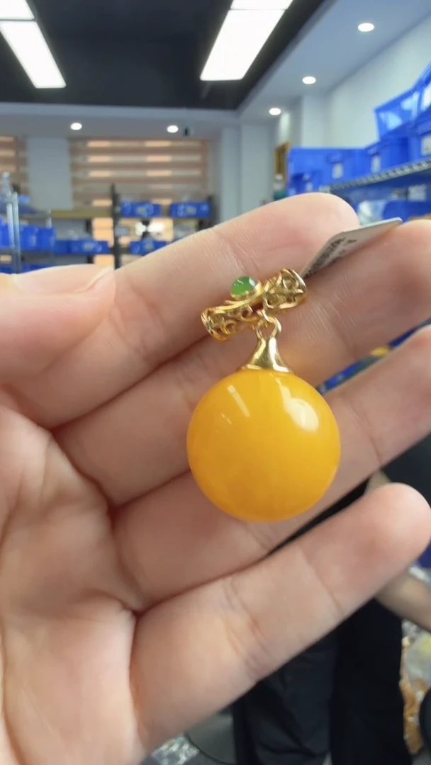 未镶嵌颈饰琥珀22秒拍号 假一罚三