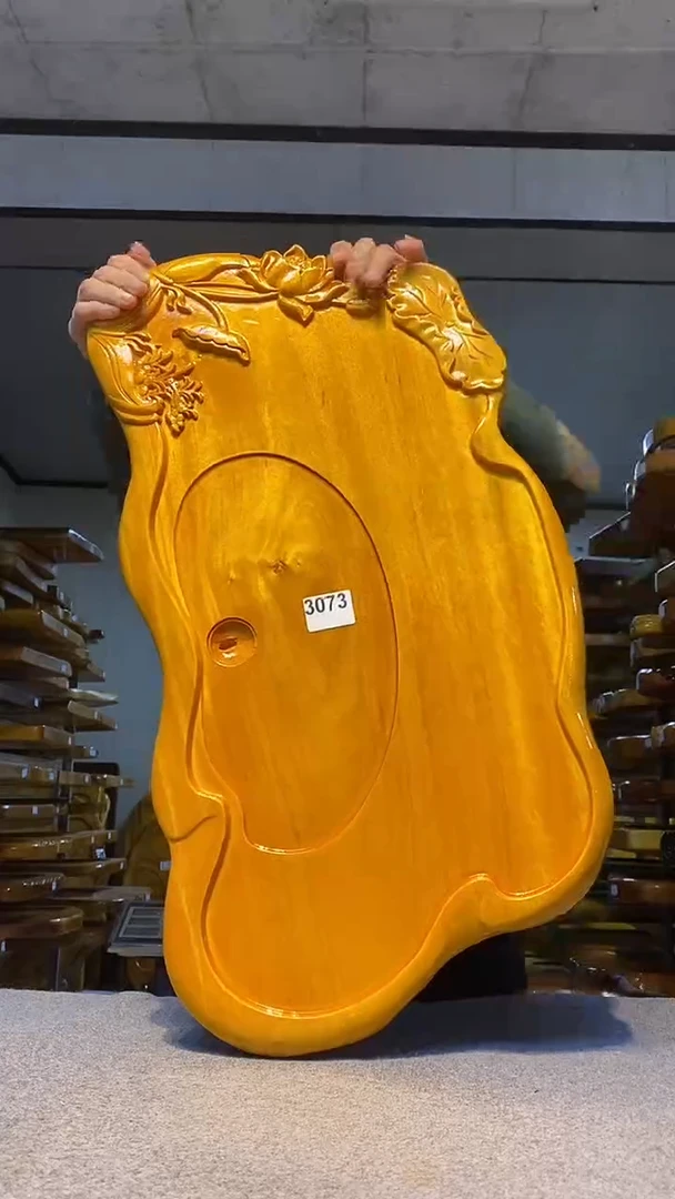 实木茶盘 一物一拍（不含配件）