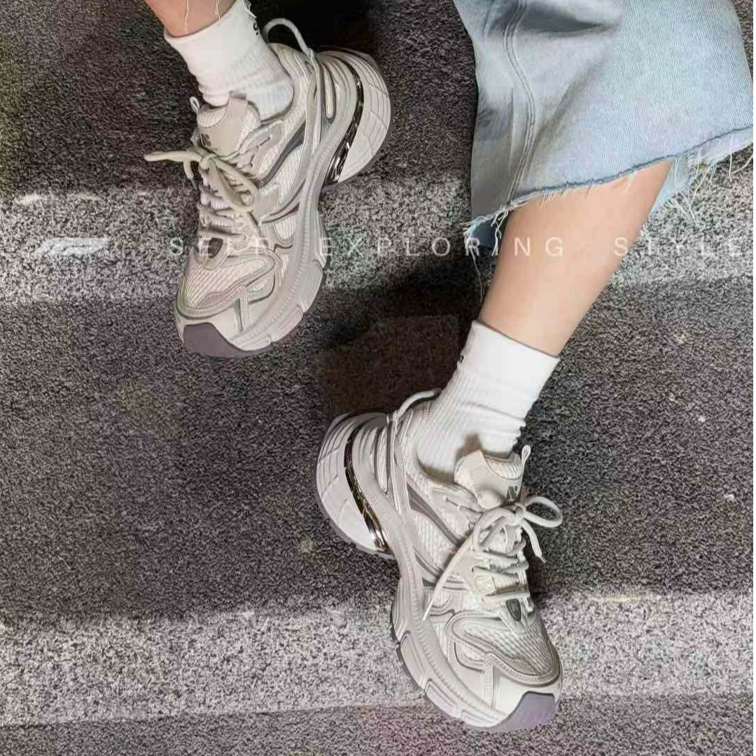 【年货节-春款】女士年货春季新款厚底系带休闲鞋7360