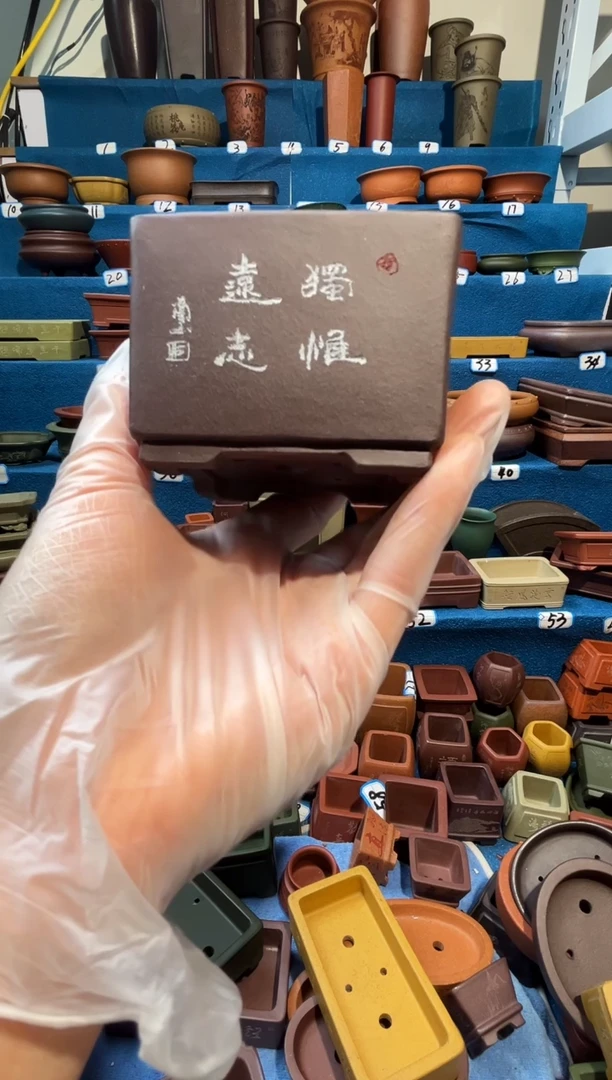 【闪购商品】紫砂紫砂花盆6*5