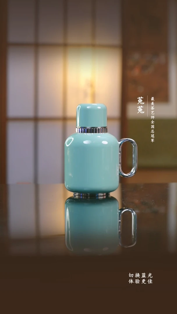 纯钛T**a东方壶-纯钛千秋壶红色-600ml