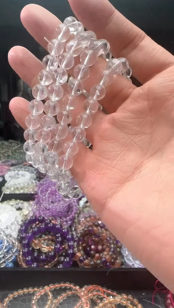 【闪购商品】烟晶手链银S925镶嵌白水晶福利款