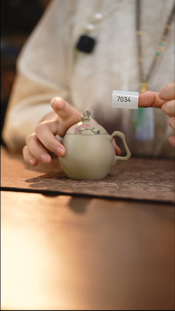 雲梦茶器紫陶茶壶7034