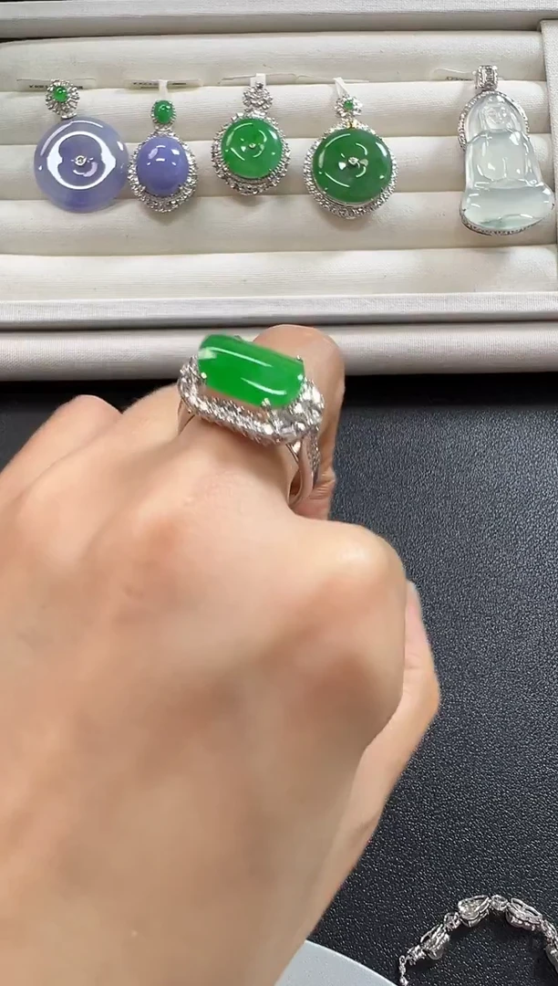 未镶嵌戒指翡翠KXLJ1212-034