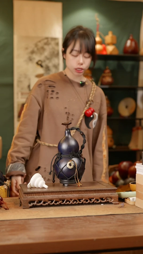 104号精品天然大漆酒葫芦一物一拍~