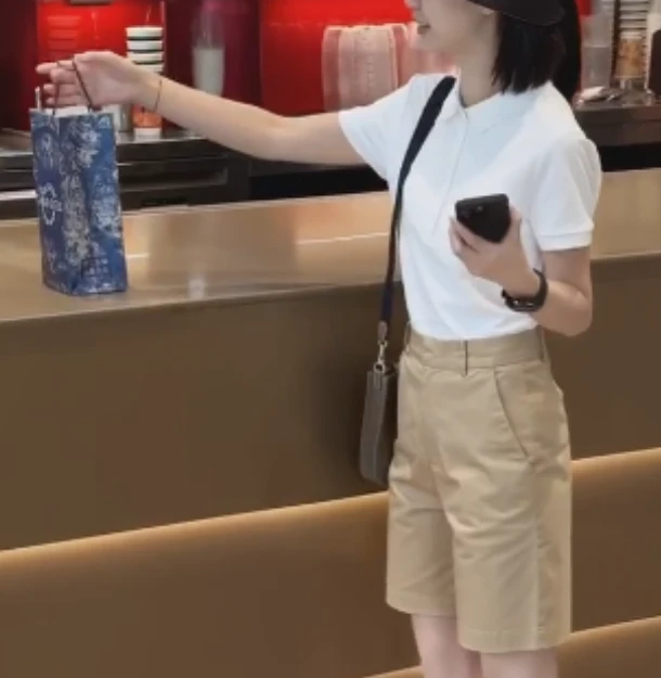 2025夏季新款网红同款洋气韩版潮流设计感上衣短裤两件套-小zi