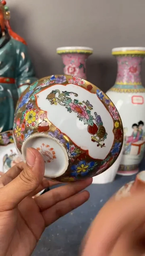 摆件陶567精品老厂瓷器（煤窑烧制）