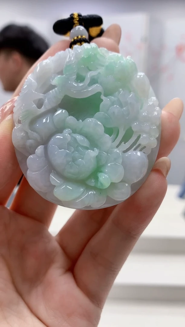 未镶嵌定制翡翠5060jw-毛货挂件18