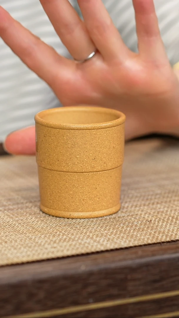 茶壶紫砂黄金段泥  小竹节杯 福利