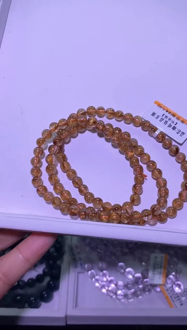 未镶嵌手链水晶发晶多圈-A01-多样性发其一