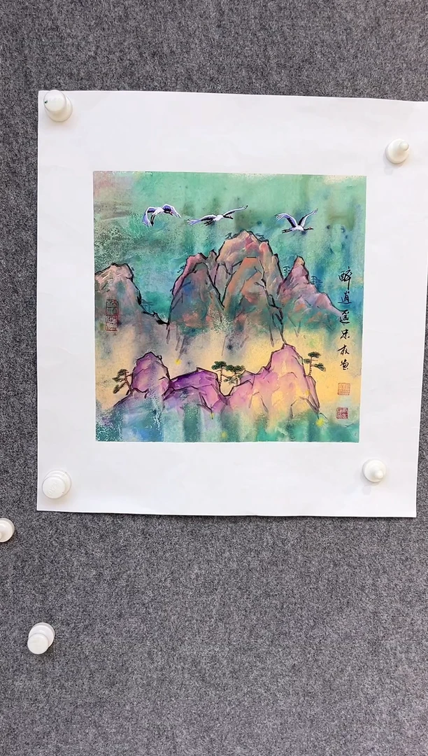 国画王忠权-1平尺-国画作品