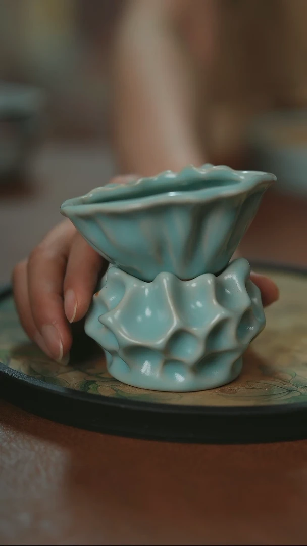 原产地原矿釉汝瓷微瑕