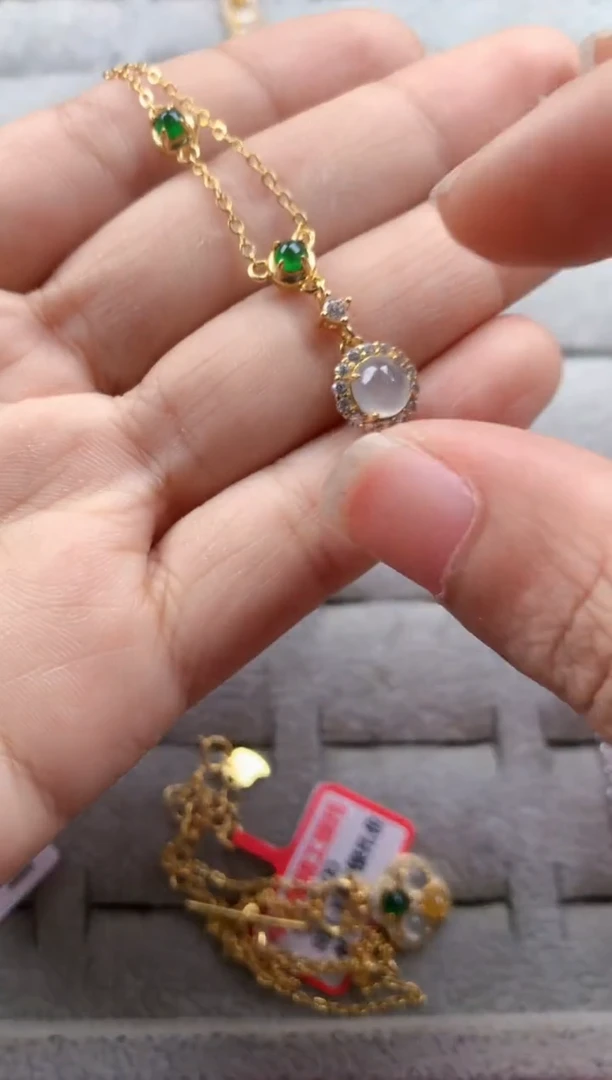 银S925镶嵌戒指翡翠4444----5