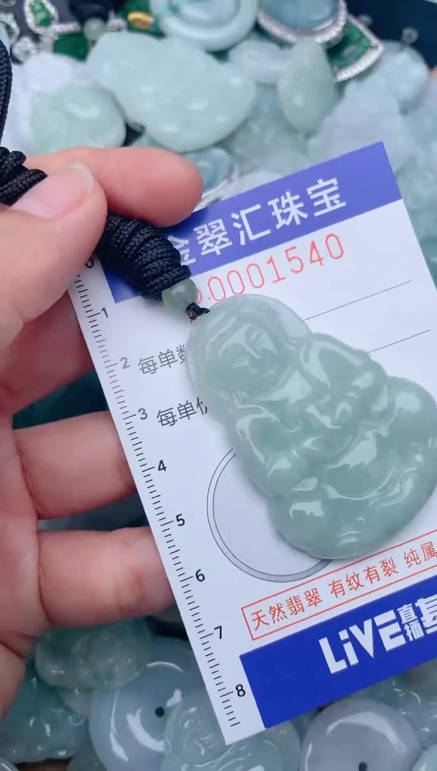 翡翠未镶嵌颈饰1540