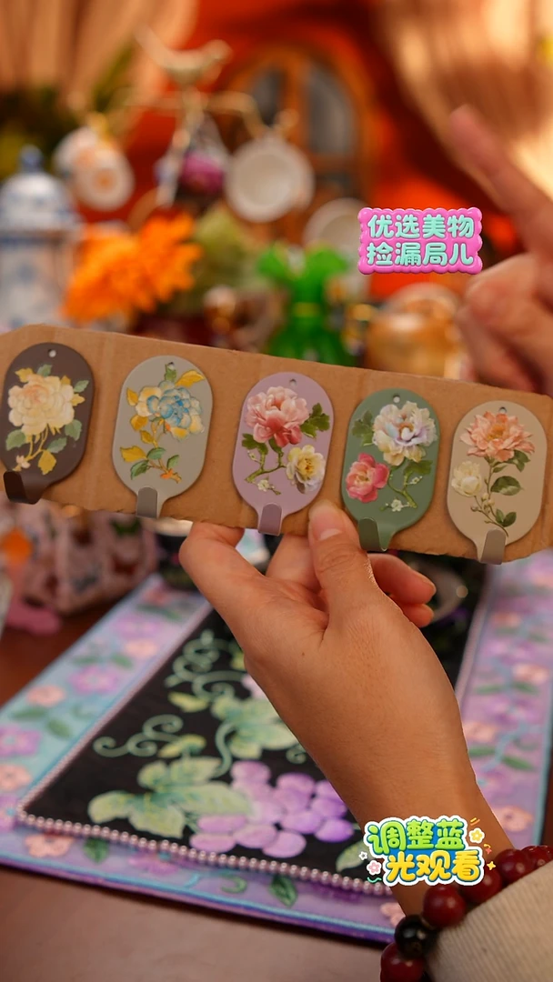 Miss甄选家居好物--铁艺装饰挂钩5只独立包装