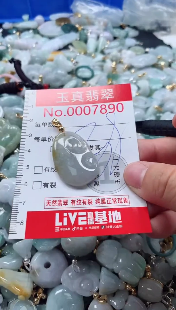 吊坠(不含链)未镶嵌翡翠7880