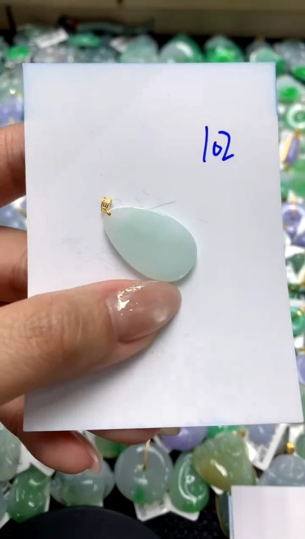 【闪购商品】翡翠颈饰18K金镶嵌111111111