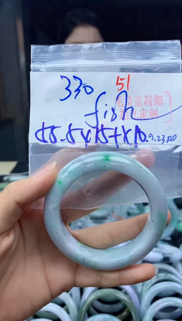 未镶嵌定制翡翠f**h51毛货需精细抛光+多样性发1件+330元