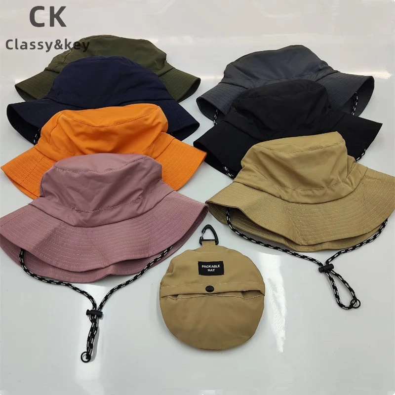 Classy key新加坡设计师联名款速干防雨渔夫帽子女夏季男士遮阳帽
