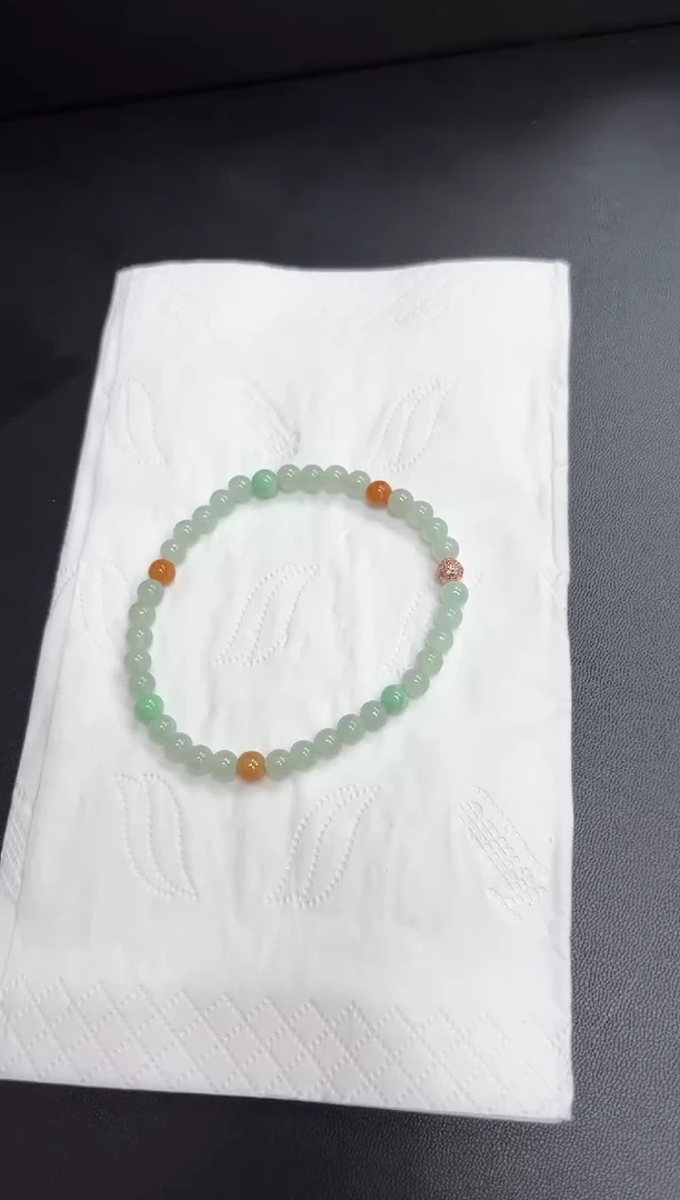 未镶嵌手链翡翠彼**心手串