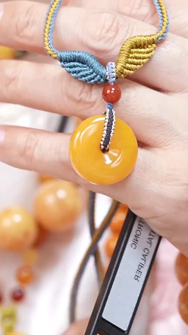 蜜蜡颈饰未镶嵌7706天然蜜蜡珠宝奇石云端妖孽全部保真