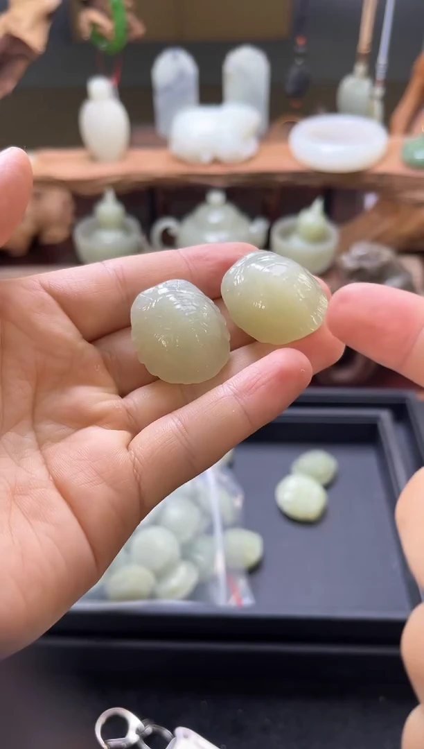 【闪购商品】和田玉手把未镶嵌且末迪克兰 富甲一方 多样性发一