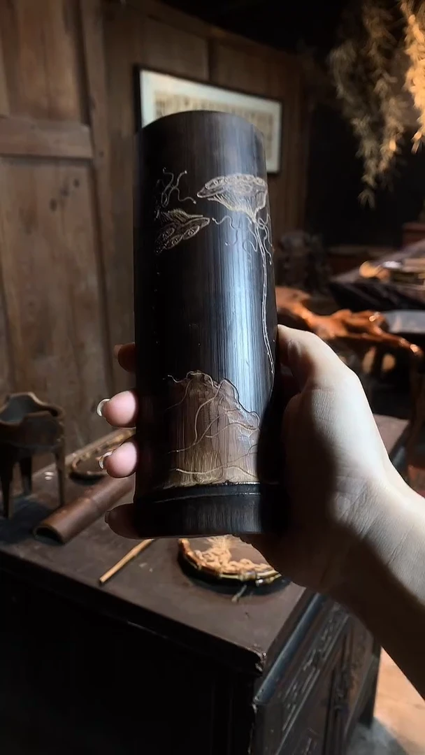 双莲蓬荷叶茶则......