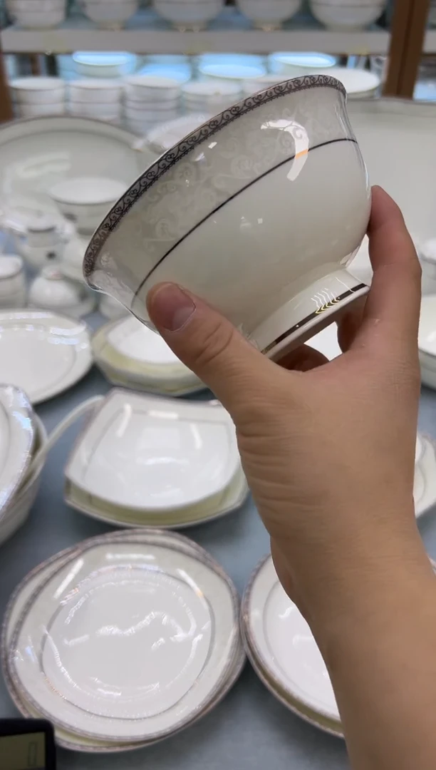 骨瓷玲珑5高6个