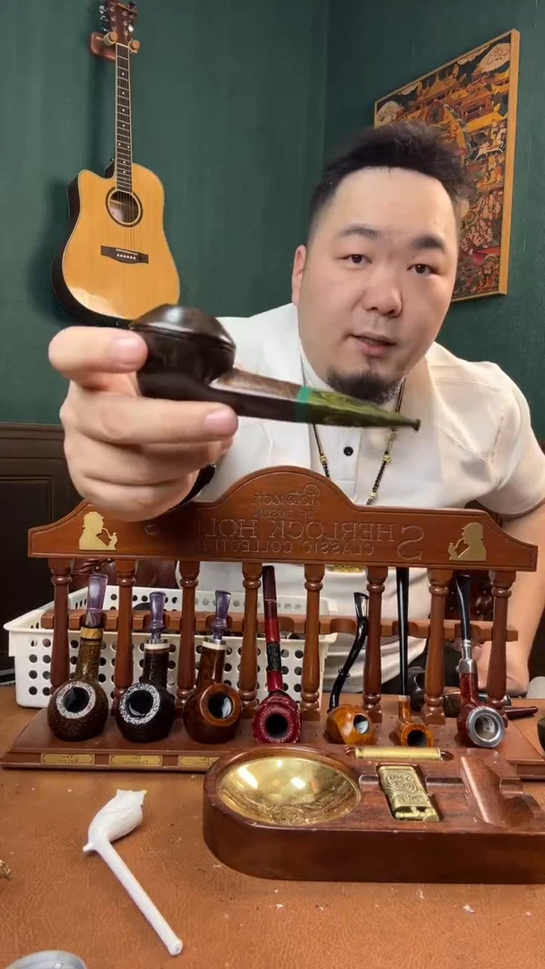石楠木木雕款意大利进口石楠木烟斗
