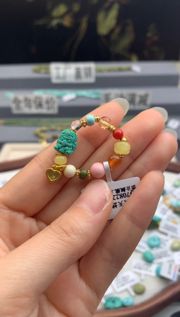 未镶嵌绿松石戒指茜.B56