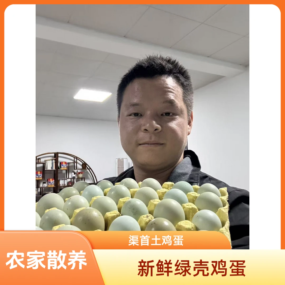 绿壳土鸡蛋新鲜散养南阳淅川渠首特产原产地现捡现发