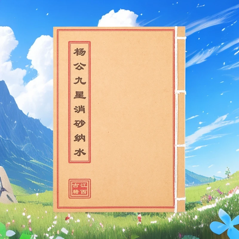 杨公九星消砂纳水 彩色手工线装 民间古书籍