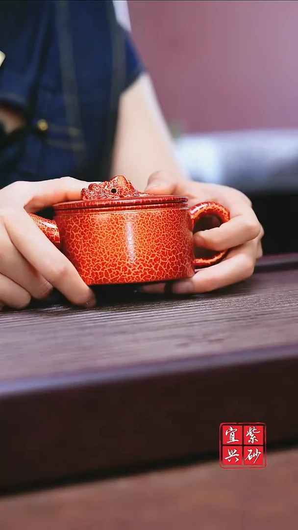 紫砂其他贝克烧汉瓦壶