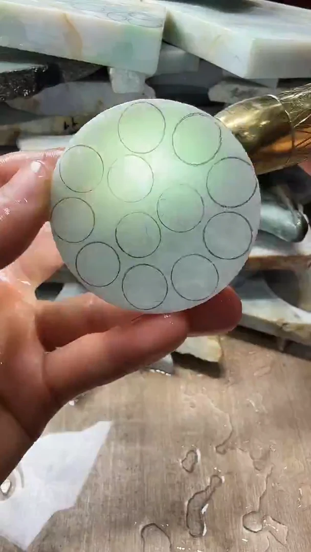 裸石翡翠天然翡翠A货花528