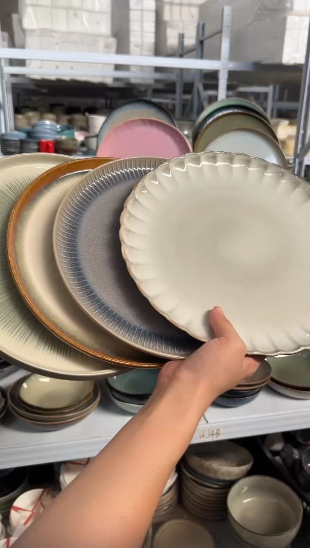 陶瓷外贸尾货瑕疵满20包邮X4  大盘