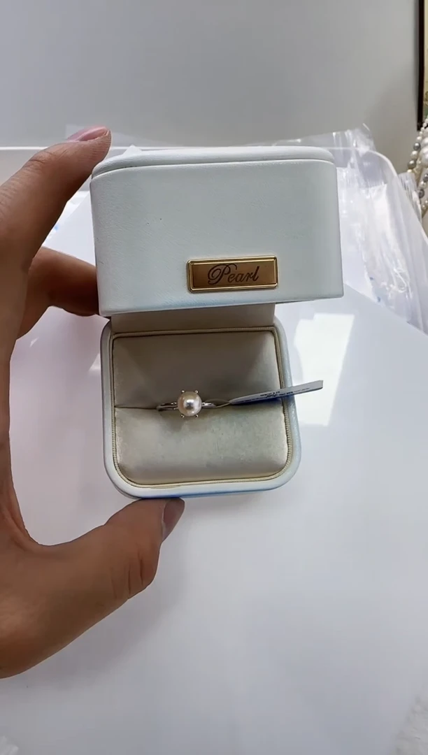 【闪购商品】海水珍珠DA银S925镶嵌c1248 ak戒指7