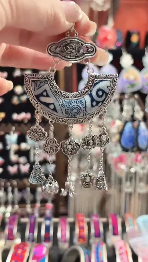 织绣 云织谣民族风精美饰品   84+链子