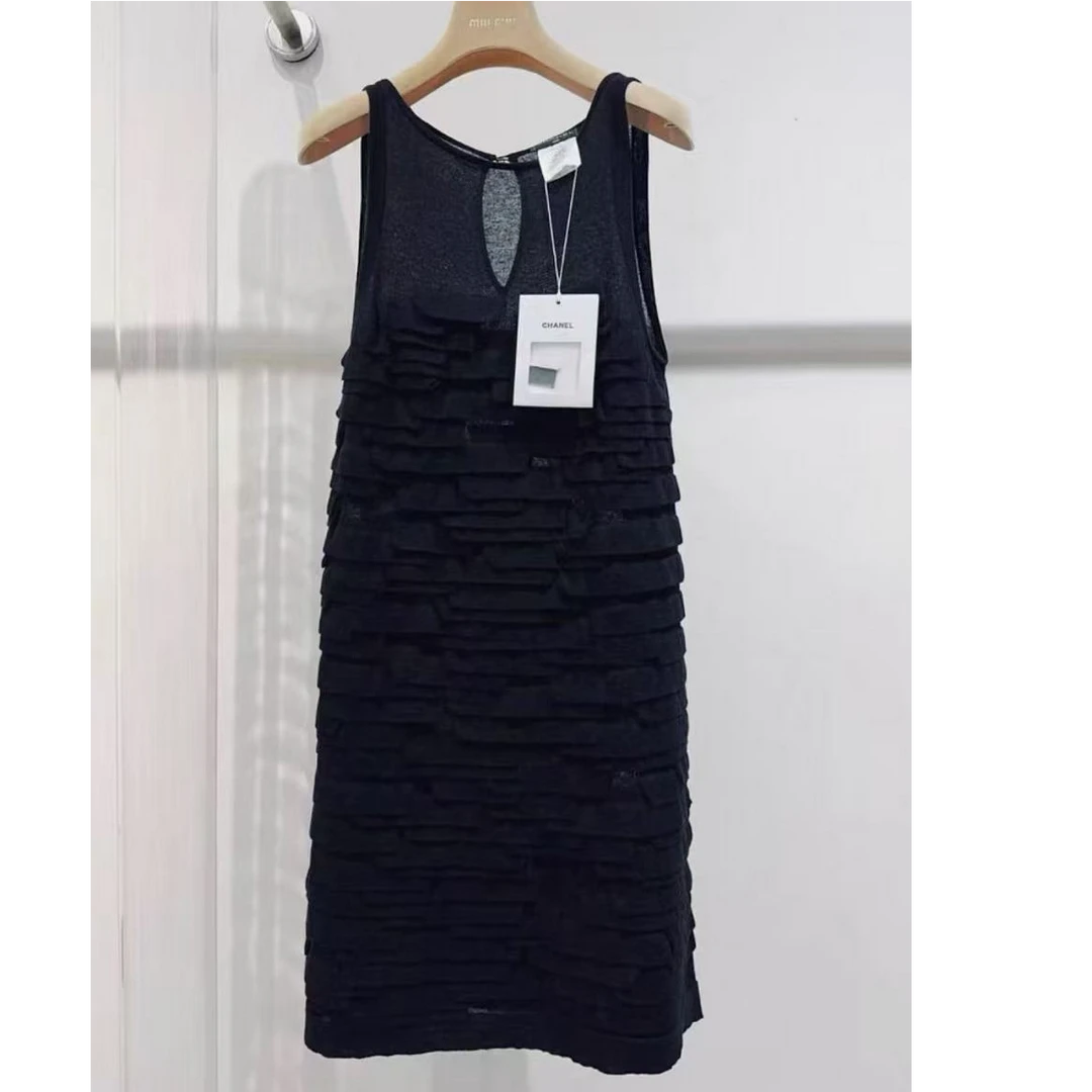 未使用 Chanel/香奈儿 双双臻选/vv03111/香奈儿针织裙/42