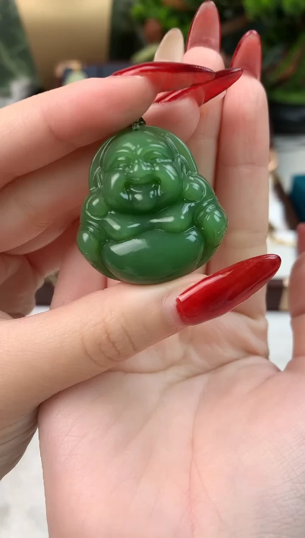 颈饰未镶嵌和田玉吊坠35mm