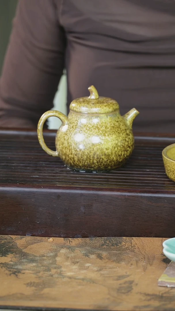 摆件瓷望瓯陶溪川    结晶釉单壶