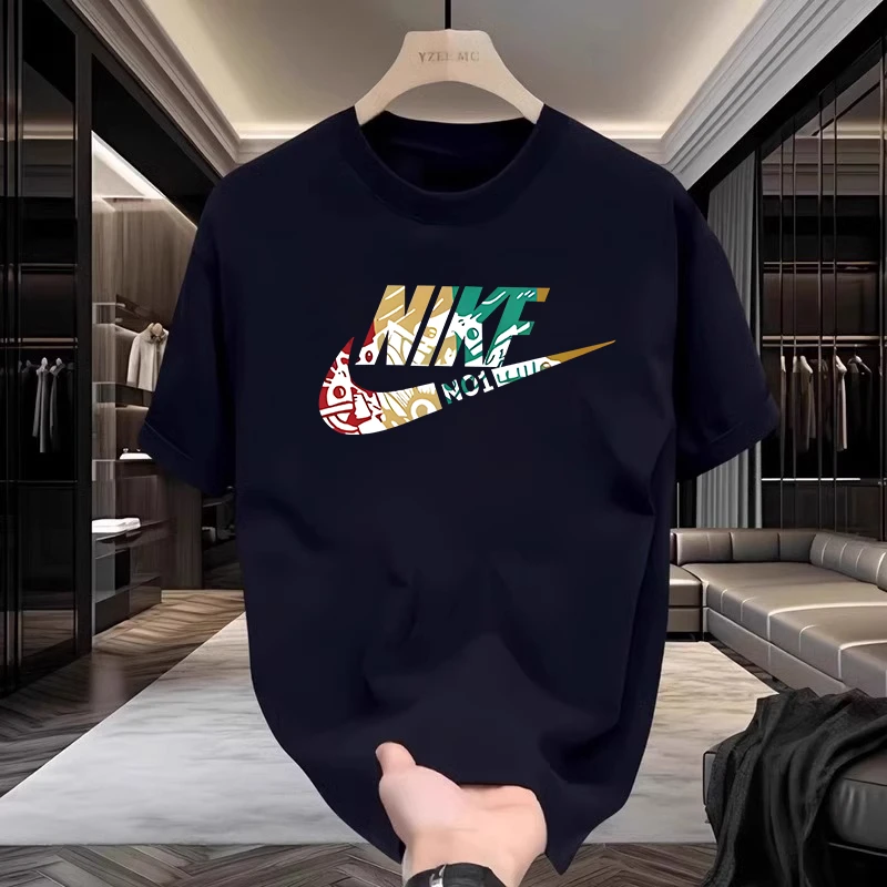 新款T恤户外纯棉情侣短袖夏季印花休闲时尚ins韩版宽松百搭