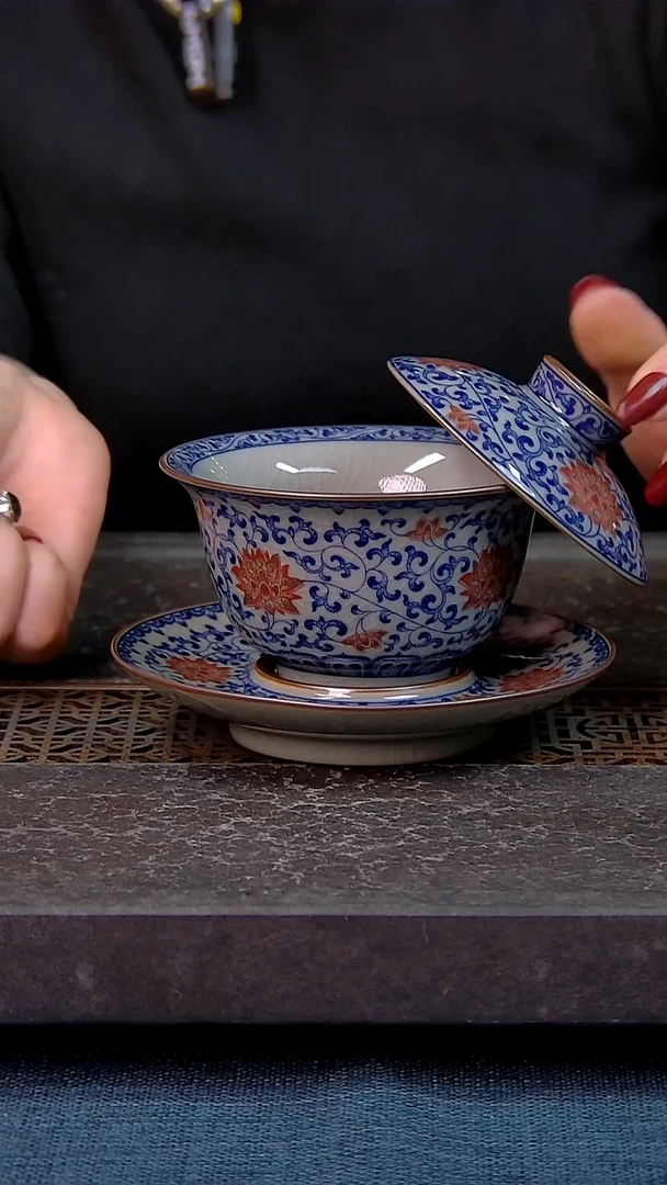 简装家用款1件套 老陶泥开片纹陶瓷茶具