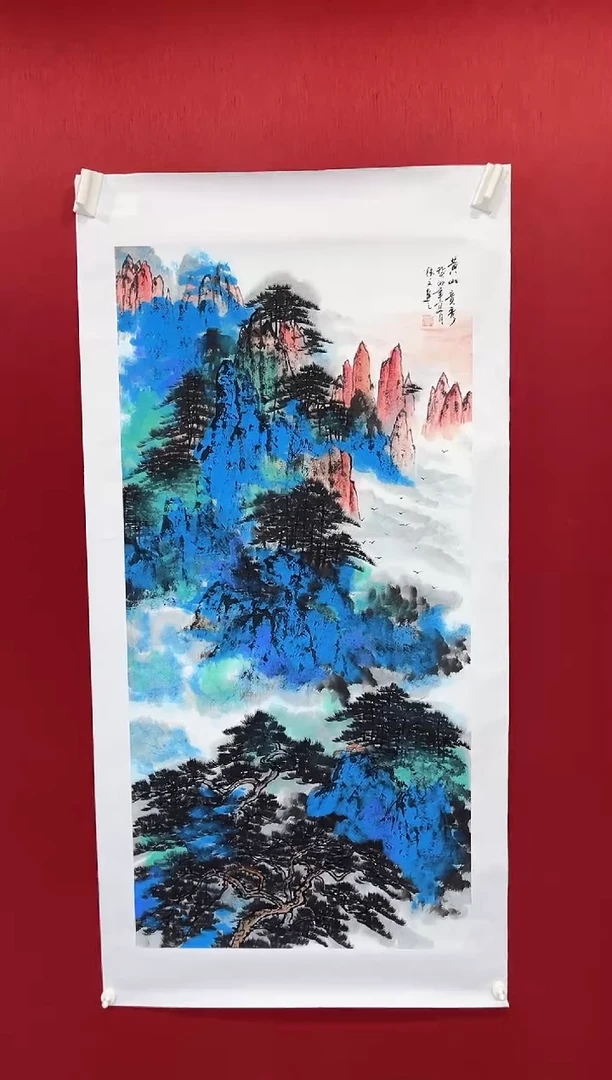 国画蒋德文老师画作