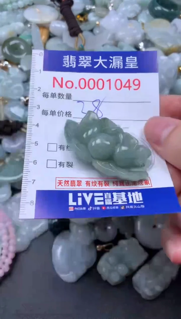 吊坠(不含链)未镶嵌翡翠1049