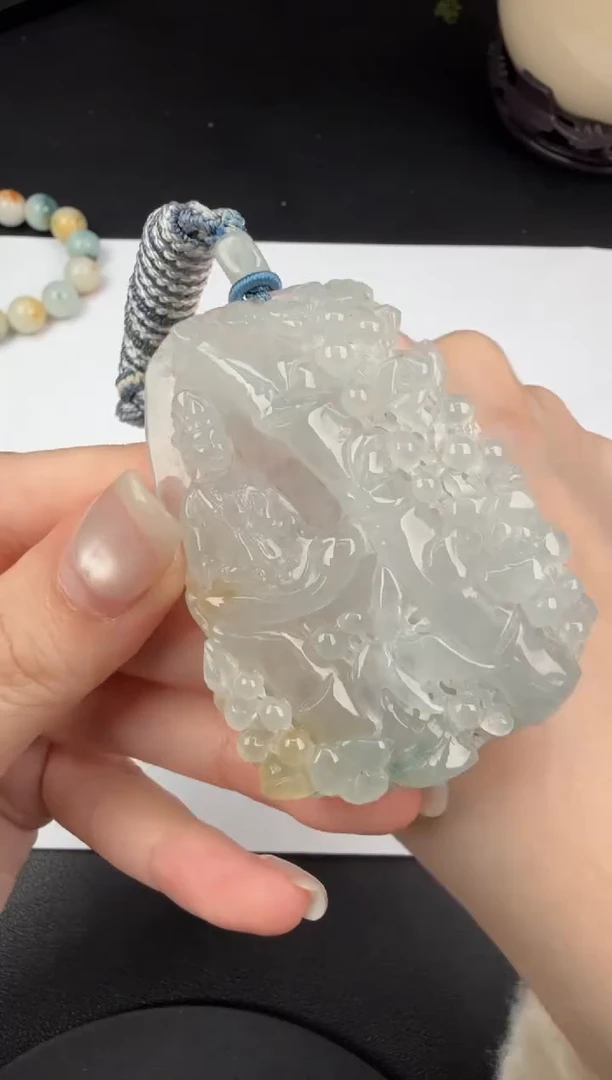 吊坠(不含链)未镶嵌翡翠翡翠饰品-132