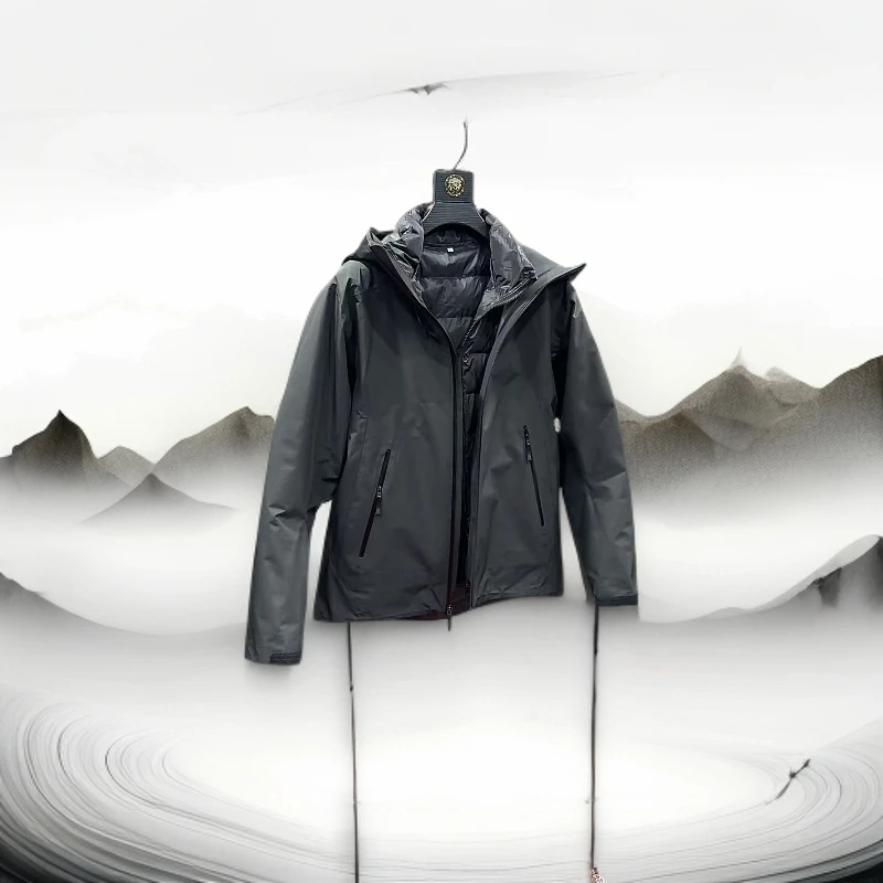 新 《小S》三合一男女同款冲锋外套硬壳保暖