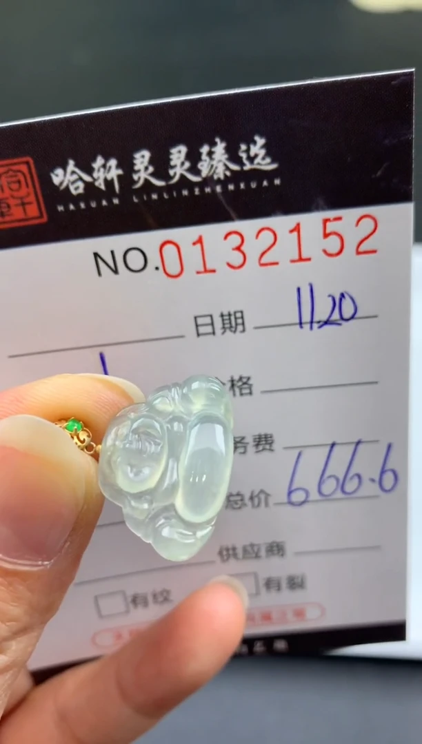 吊坠(不含链)未镶嵌翡翠哈轩  挂件1