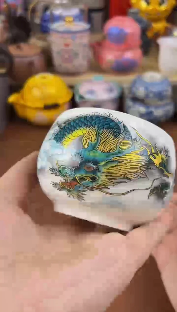 陶瓷茶具摆件旅行套组