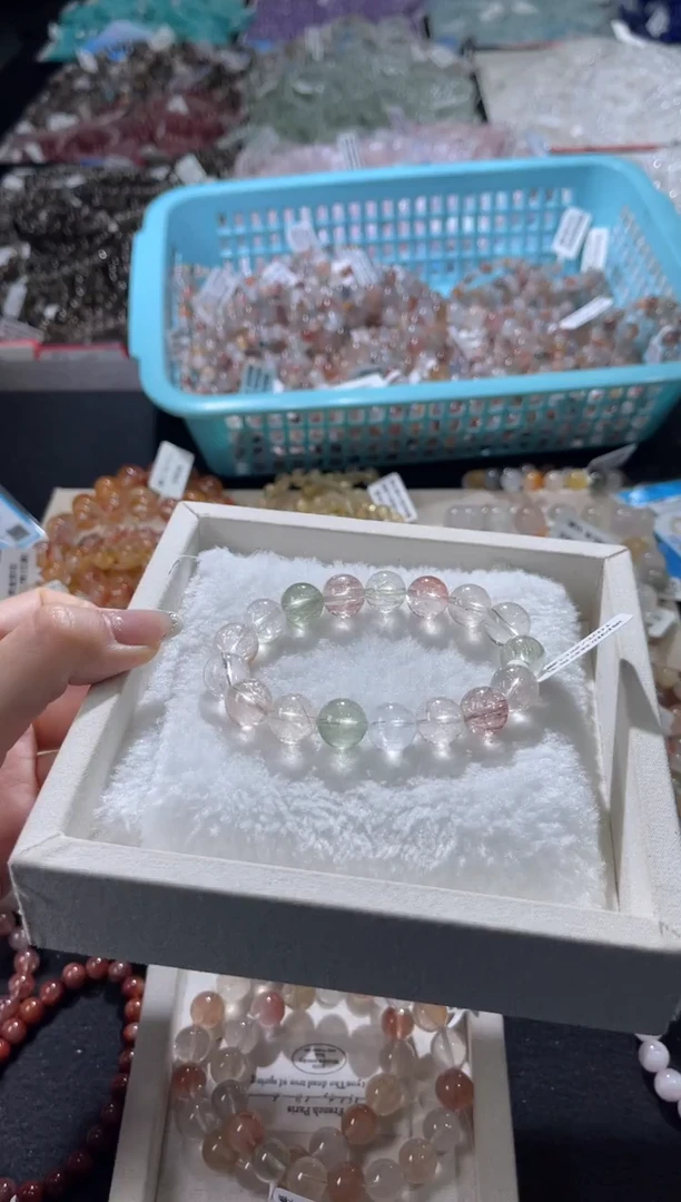 未镶嵌手链水晶163号 多样性发一C   11+