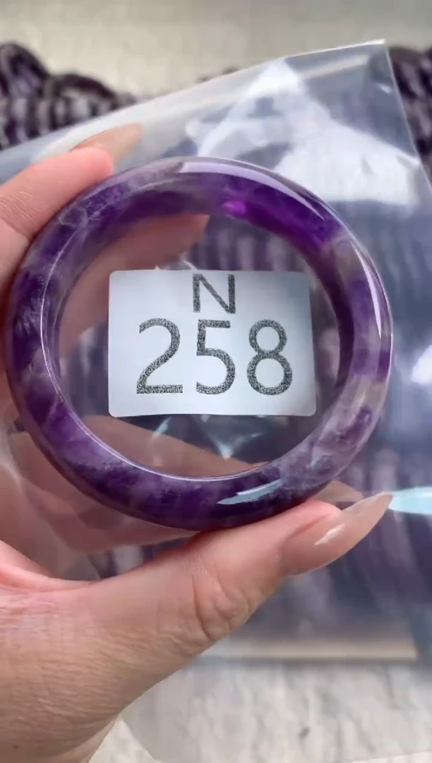 水晶珠宝半成品未镶嵌水晶手镯258-54